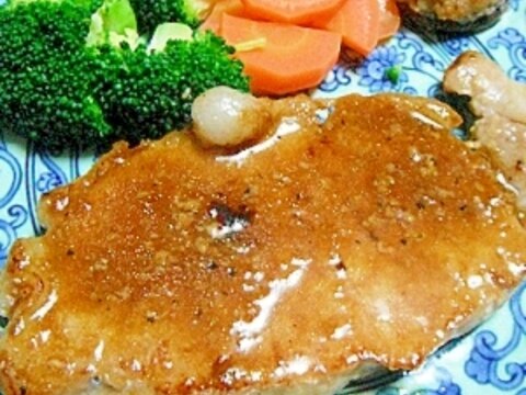 豚肉のステーキ　塩麹